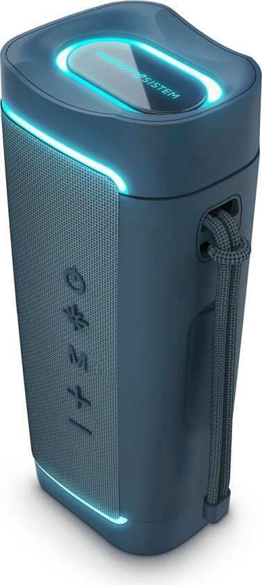 Energy Sistem Nami ECO Bluetooth-høyttaler m/RGB (vanntett) Blå