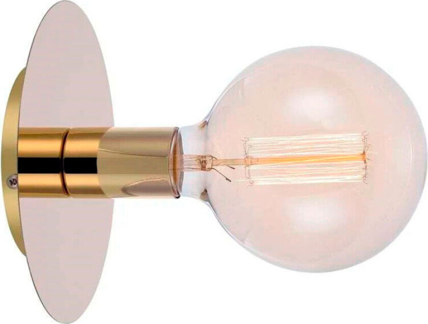 Markslöjd Disc Vegg/Taklampe - 18cm (60W) Messing