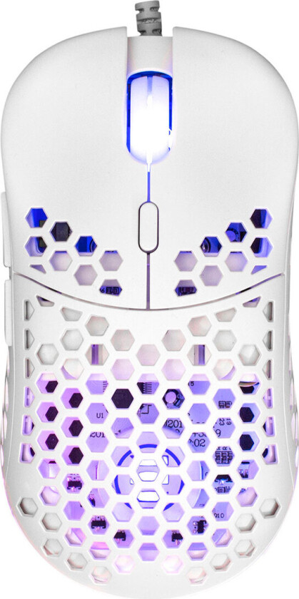 EShark ESL-M4 Naginata spillmus - 1,8m (16000DPI) Hvit