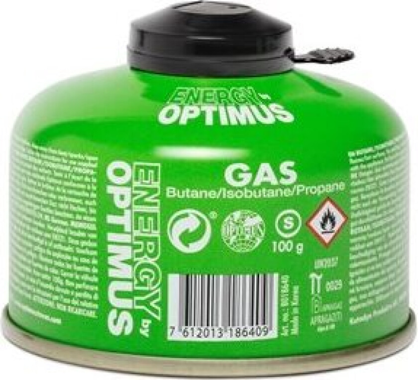 Gas Canister 100 G (butan, Propan, Isobutan) Green OneSize