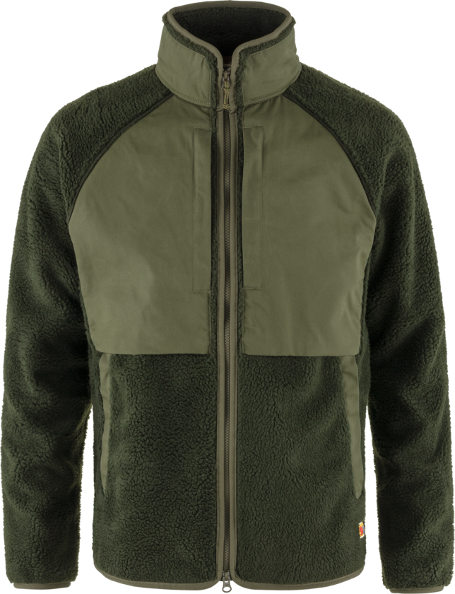VARDAG PILE JACKET M DEEP FOREST-LAUREL GREEN