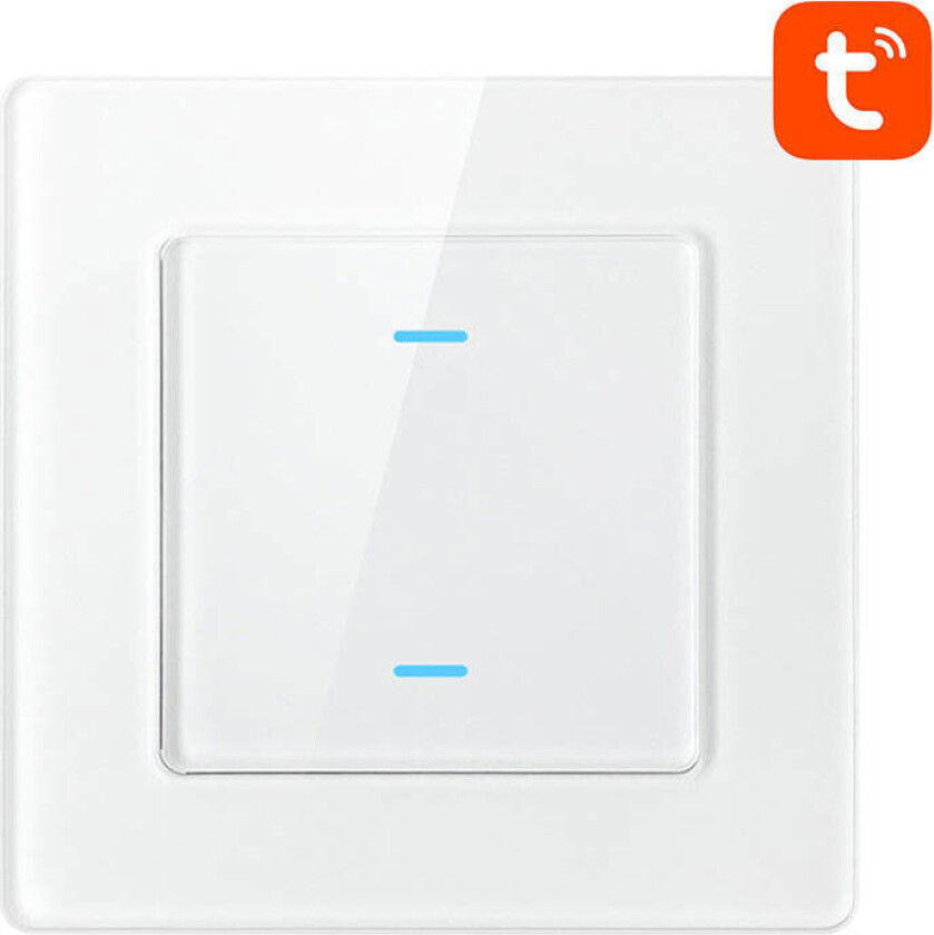 Avatto N-TS10-W2 Smart lysbryter 2-veis (Wi-Fi/Tuya) Hvit
