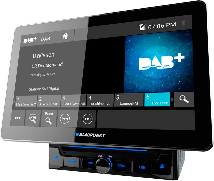 Hamburg 990 DAB system for bil m/GPS navigasjon