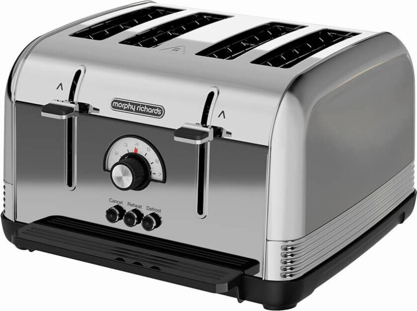 Morphy Richards Venture Retro Brødrister (4 skiver) Rustfri