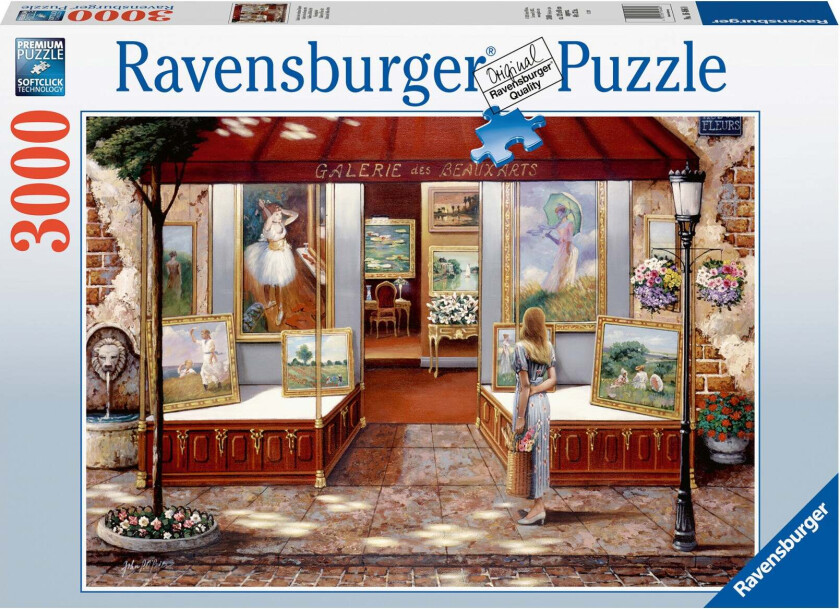 Ravensburger Puslespill 3000 Kunstgalleri Ravensburger