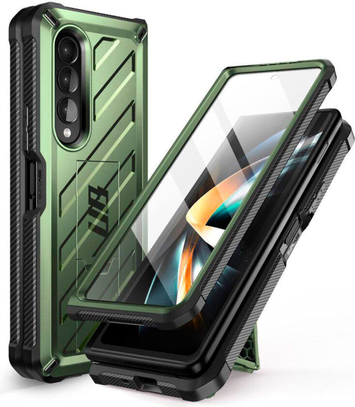 Unicorn Beetle Samsung Galaxy Z Fold 4-deksel (foran/bak) Guldan