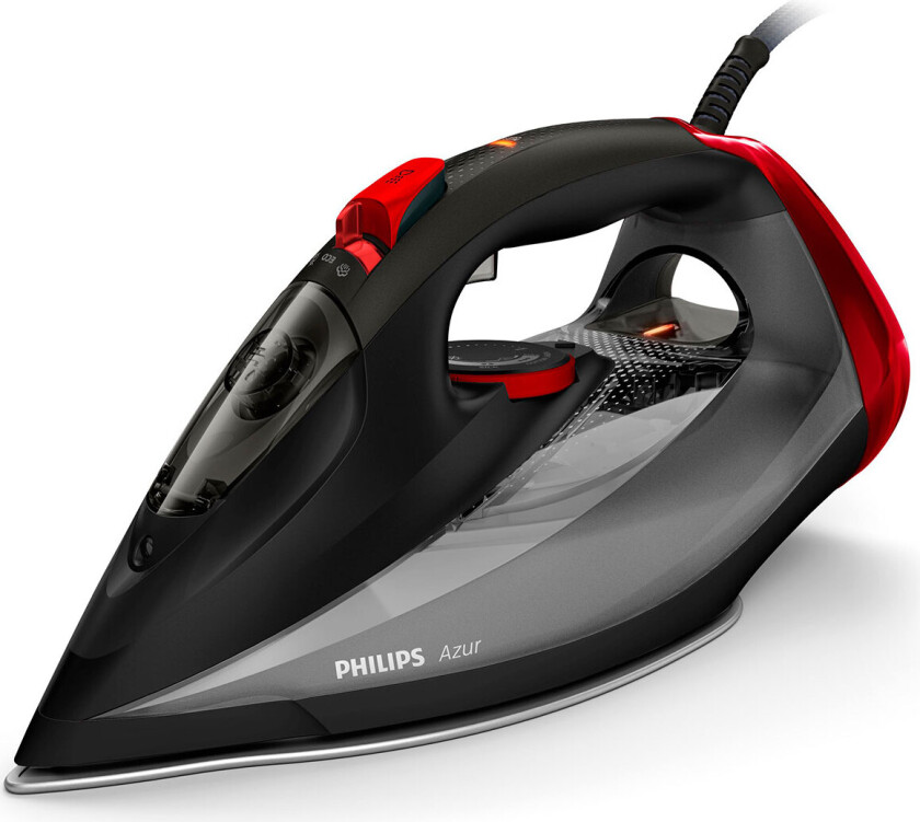 Azur GC4567 Steam Iron 2600W - Svart/Rød