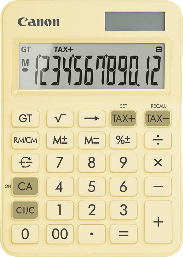 LS-125KB-PYL Kalkulator (12 siffer) Gul