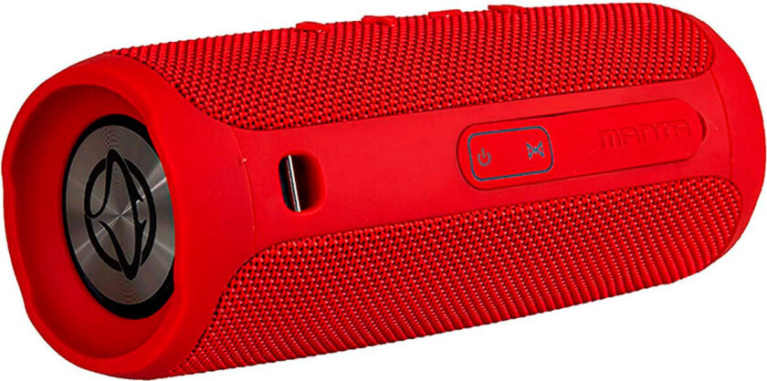 Manta SPK130GO Bluetooth-høyttaler - 2x5W (5 timer) Rød