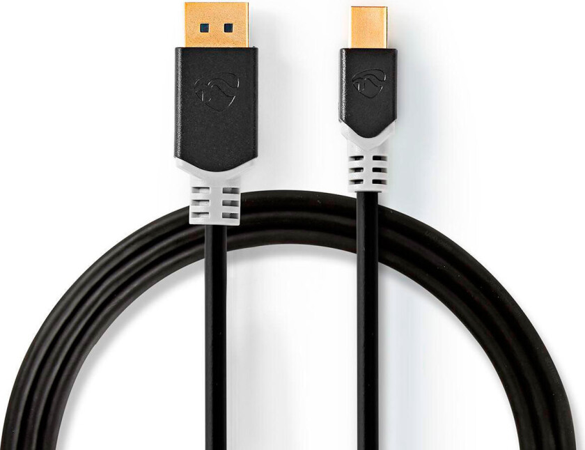 Mini DisplayPort til DisplayPort kabel - 2m (1.4) Nedis