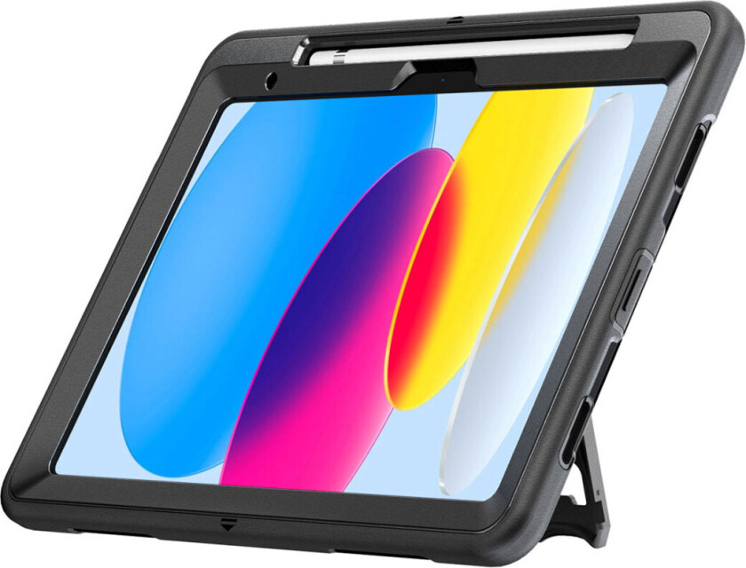 4smarts Rugged Case Grip t/Apple iPad 10 2022 (10.9tm) Svart