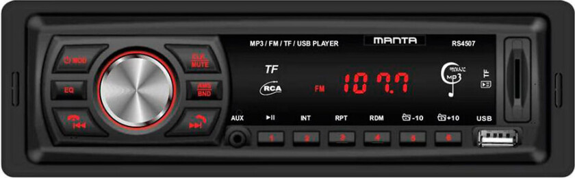 Manta RS4507 bilradio (Bluetooth/MP3/AUX)