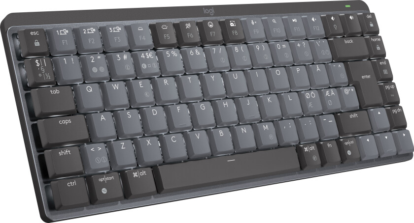 Mx Mechanical Mini Trådløs Low Profile Tastatur [Clicky] - Graphite