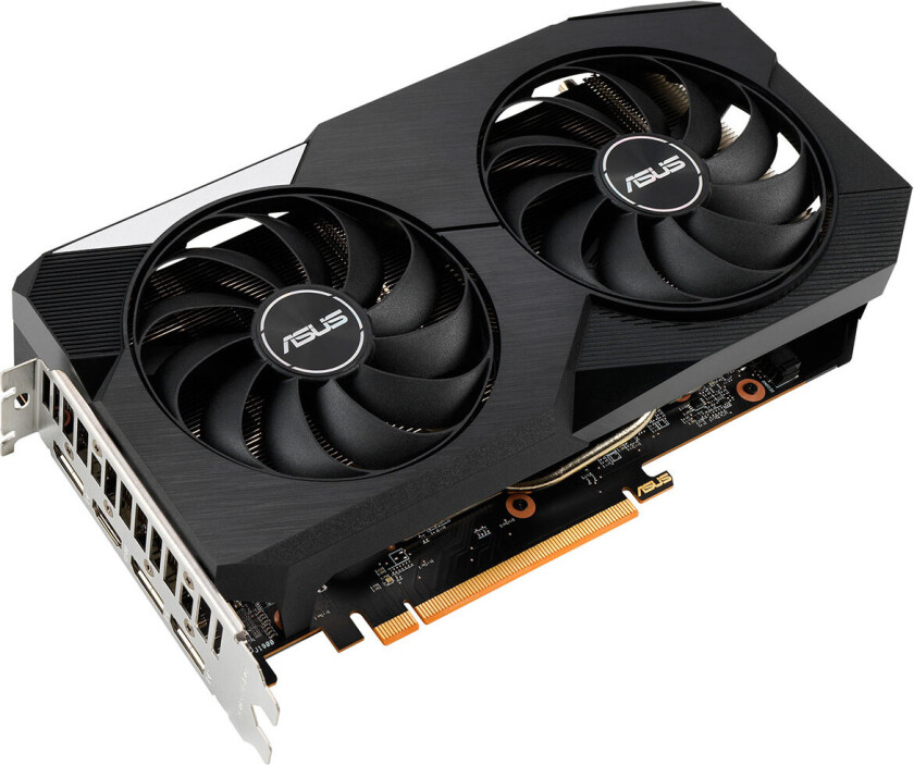 Asus DUAL-RX6600XT-O8G grafikkort - AMD Radeon RX 6600 XT - 8 GB GDDR6