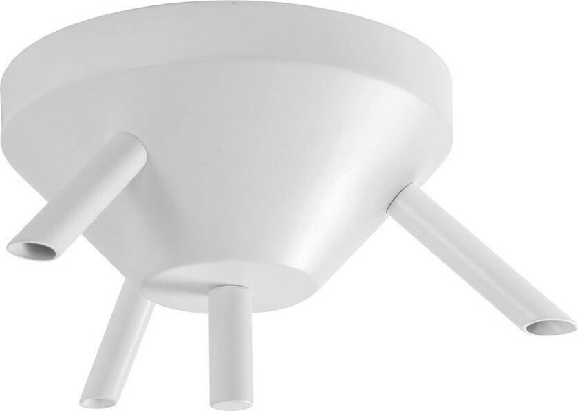 Airam Takskål t/3 ledninger - 15cm (Hvit)