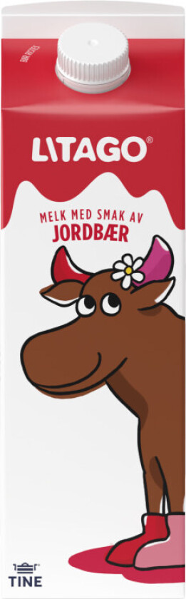 Litago Melk Jordbær 0,5l Tine