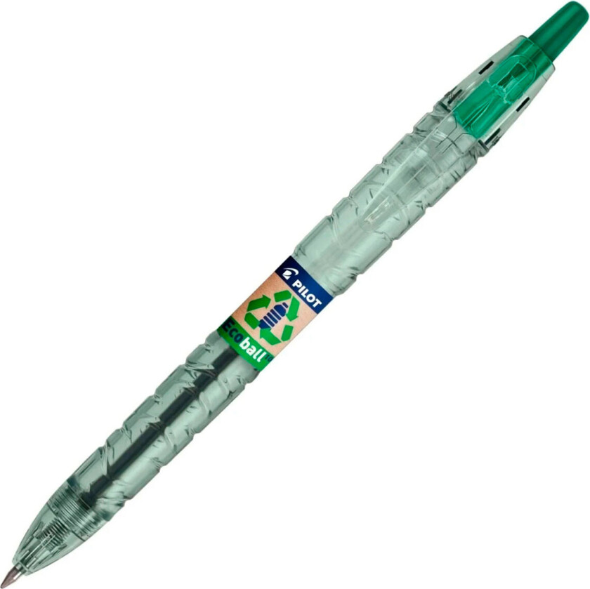 Pilot B2P Ecoball Kulepenn m/klikk (Medium) Grønn