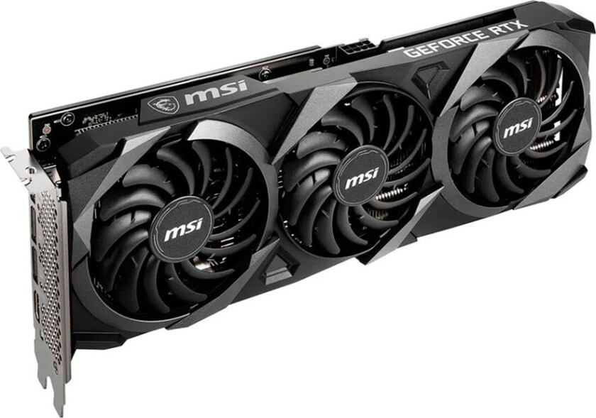 GeForce RTX 3060 Ti VENTUS 3X 8GB OC LHR grafikkort m/vifte - NVIDIA GeForce RTX 3060 Ti - 8GB GDDR6