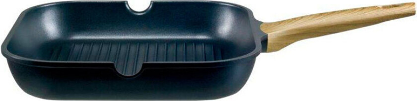 Beper PE505 Grillpanne m/Trehåndtak (28x28cm) Sort