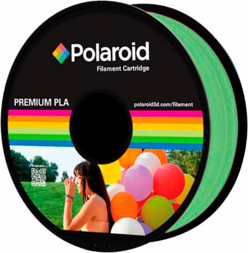 PLA Filament patron (1,75 mm) 1 kg - Lysegrønn