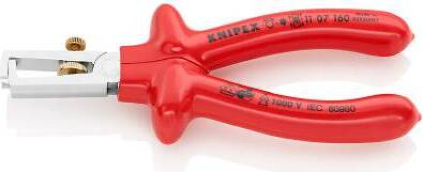 L-AUS strippetang med fjær, 160 mm