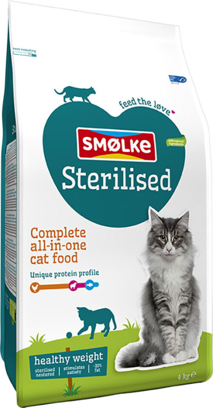 Sterilised Weight Control kattemat til vektkontroll - Dobbeltpakke: 2 x 4 kg