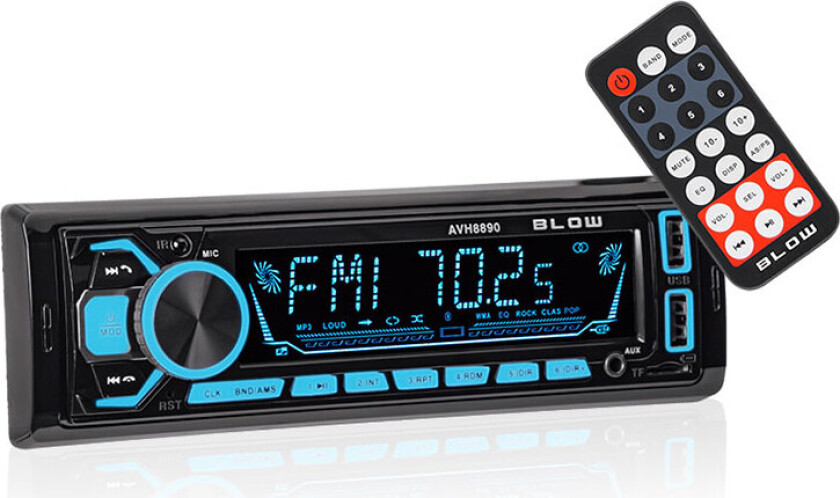 Bilde av Blow AVH-8890 bilradio (Bluetooth/USB/AUX/MP3)