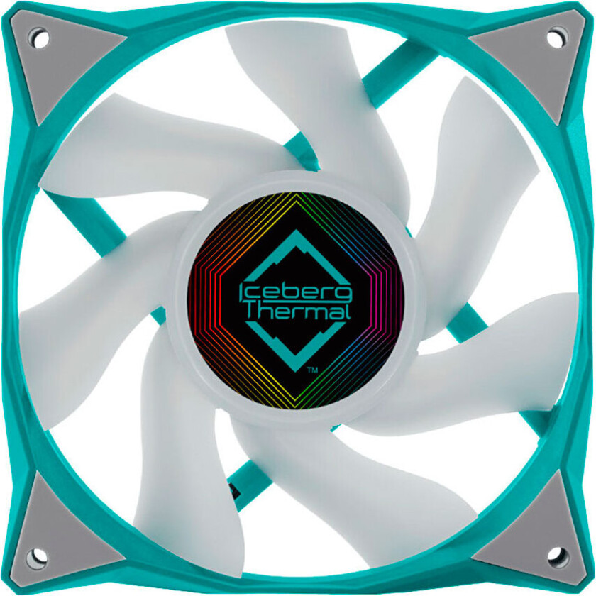 Iceberg Thermal IceGALE ARGB PC-vifte (2200RPM) 120 mm - Blågrønn