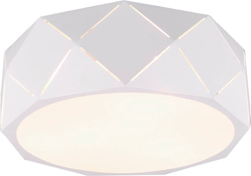 Trio Zandor Taklampe 40cm (25W) Matt Hvit