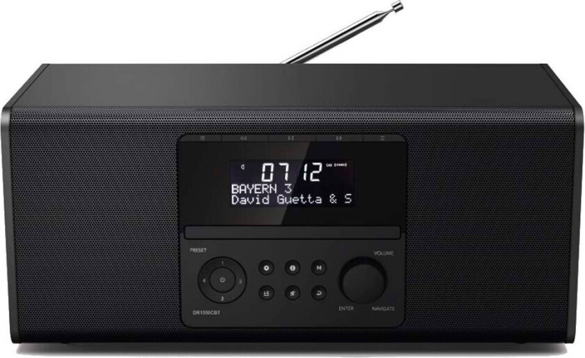 DR1550CBT DAB+ Radio m/Bluetooth (FM/DAB+)