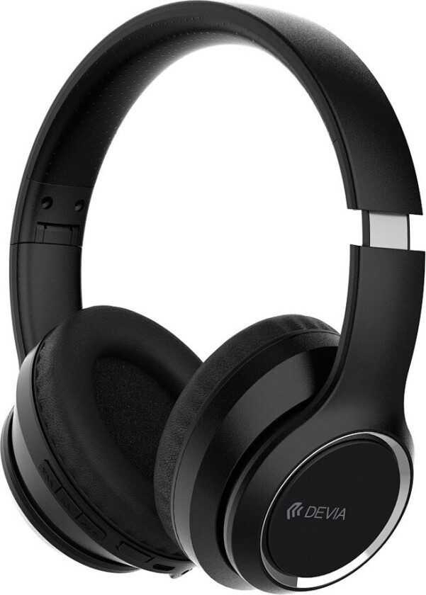 Devia Kintone Bluetooth Over-Ear-hodetelefoner (18 timer) Svart