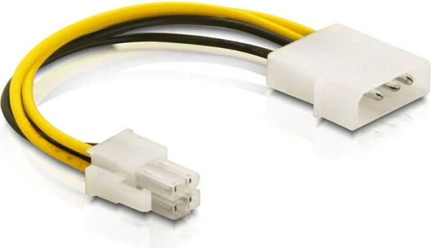 Delock intern strømkabel (P4 hann - Molex 4 pins hann)