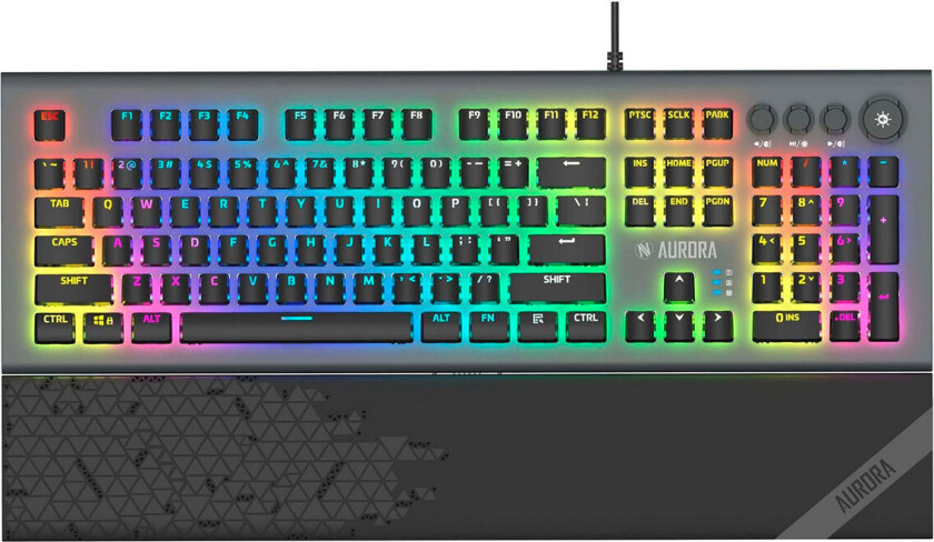 IBox Aurora K-5 QWERTY kablet spilltastatur (mekanisk)