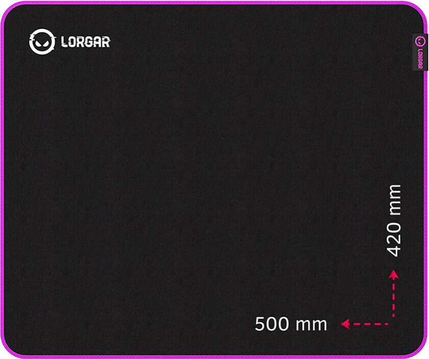 Lorgar Main 315 musematte (500x420x3 mm)