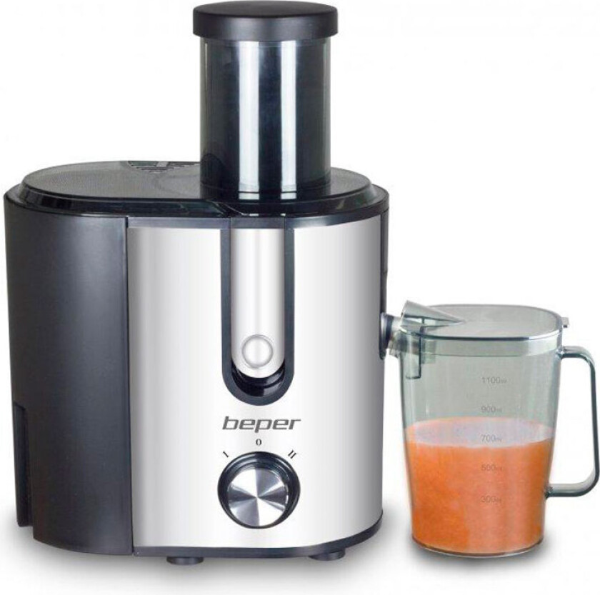 Beper 90424 XXL Juicer 2,5 liter (800W) Rustfritt stÃ¥l