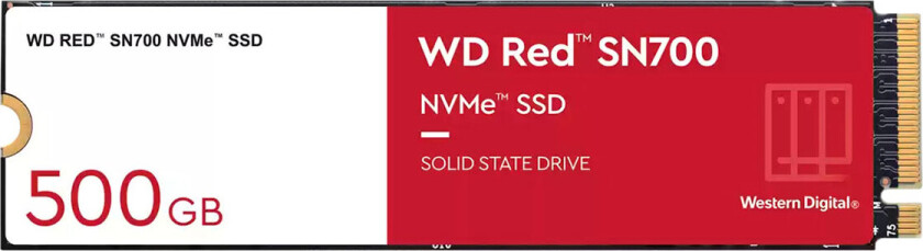WD Red SN700 SSD Harddisk 500 GB - M.2 PCIe 3.0 (NVMe)