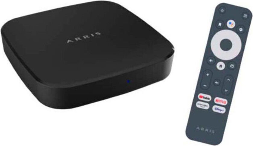 Arris VIP 7100 Android TV 10 TV-boks m/Chromecast 4K