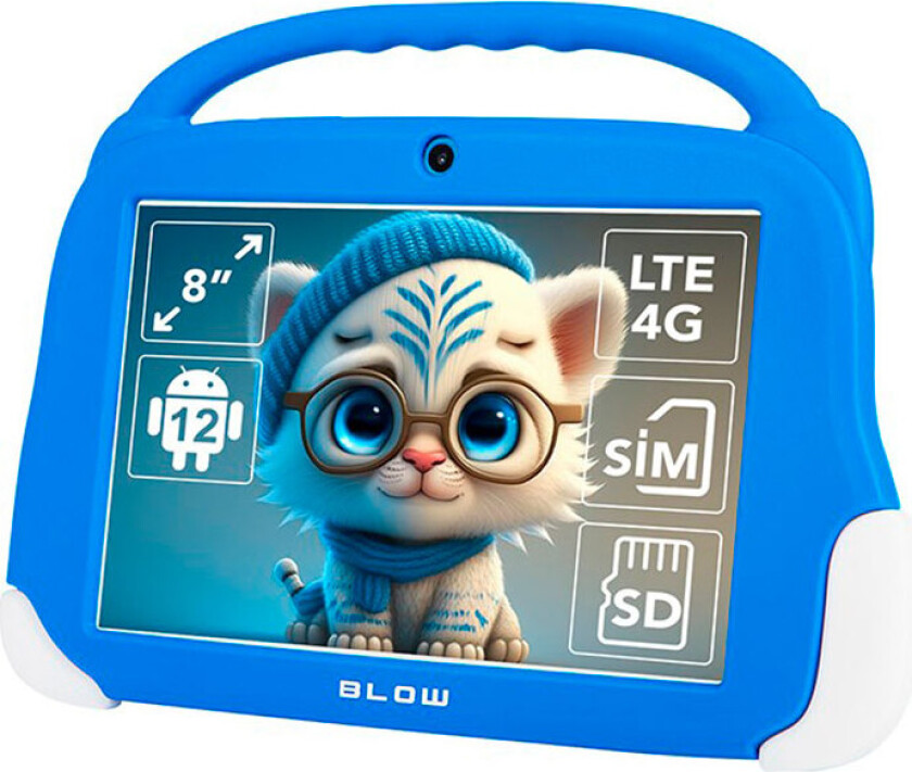 Bilde av Blow KidsTAB8 4G nettbrett 8tm m/deksel (64/4GB) Blå