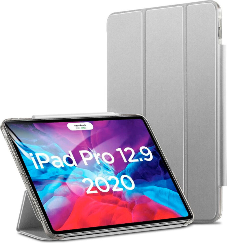 ESR Trifold-deksel for iPad Pro (12,9 tm) Sølv