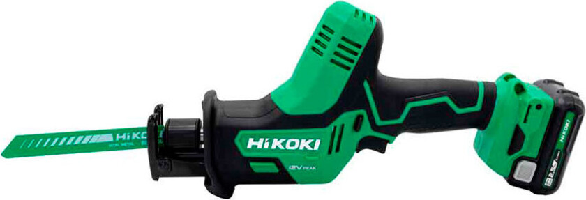 Hikoki CR12DAWEZ batteribajonettsag m/batteri + lader (12V)