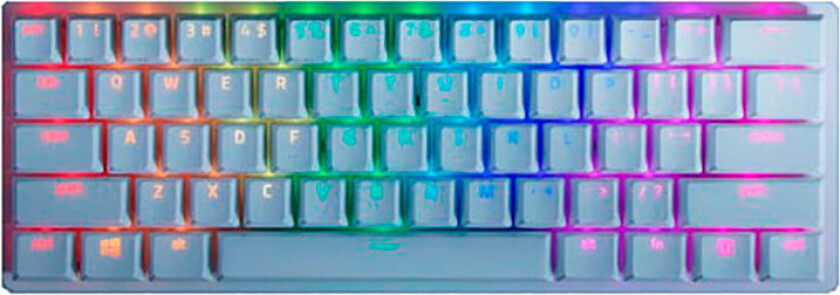 Huntsman Mini Gaming Keyboard m/Rød Switch - US Layout (Mekanisk) Hvit