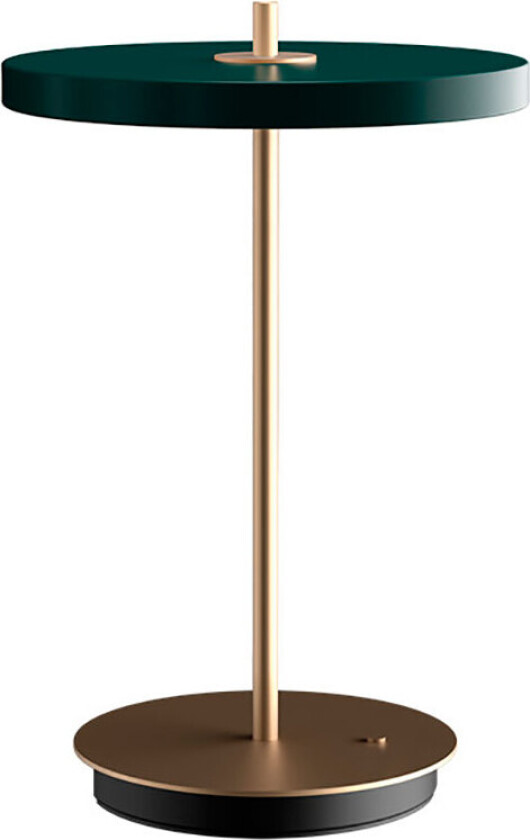 Umage Asteria Move bordlampe - 30,6 cm (3000K) skoggrønn/messing