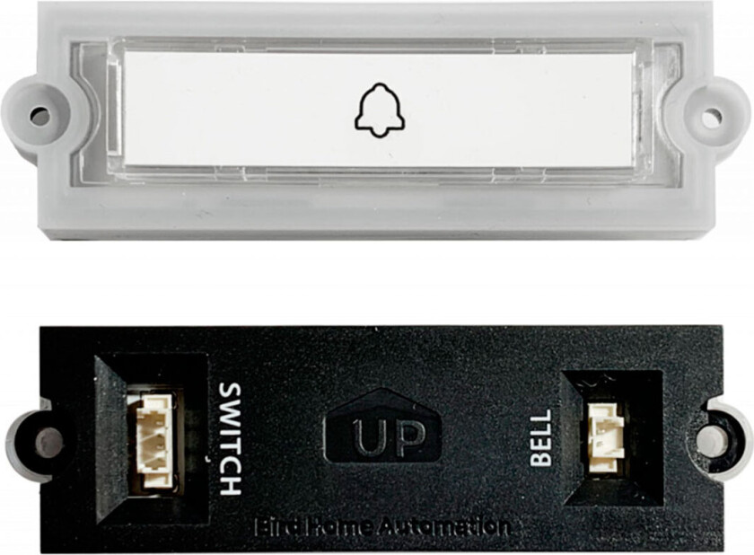 Doorbird Illuminated D21X Doorbell t/DoorBird (m/navneskilt)