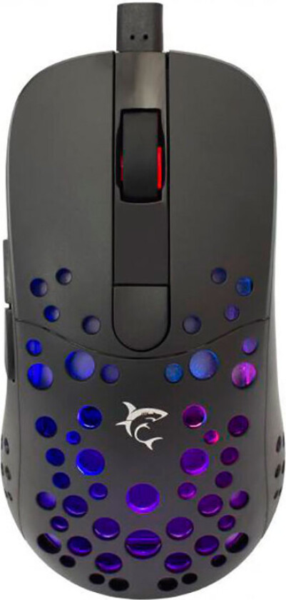 White Shark GM-9004 spillmus med 6 knapper (12000DPI) Svart