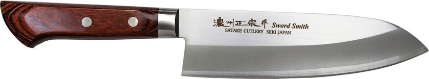 SATAKE Noushu Masamune Santoku kniv m/trehÃ¥ndtak (16cm)