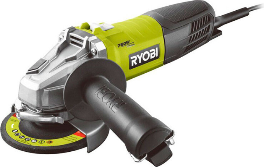 Ryobi RAG750-115G vinkelsliper - Ã115mm (750W)
