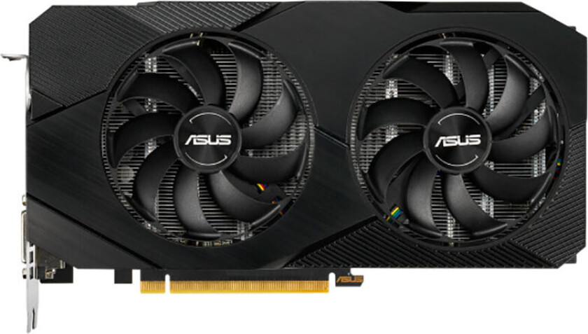 Asus DUAL-RTX2060-O12G-EVO grafikkort - GeForce RTX 2060 Evo OC Edition - 12 GB GDDR6 RAM