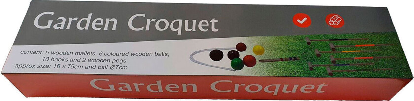 Klippex Croquet sett (6 personer)