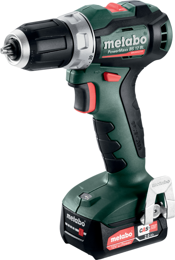 Metabo PowerMaxx BS 12 BL Batteribor/skrutrekker m/batteri (12V)