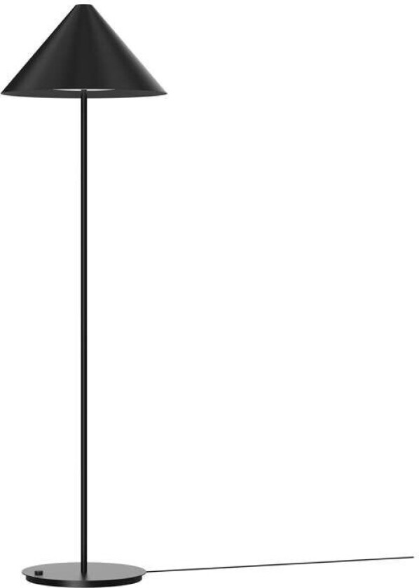 - Keglen 400 LED Gulvlampe Dim-to-Warm Black